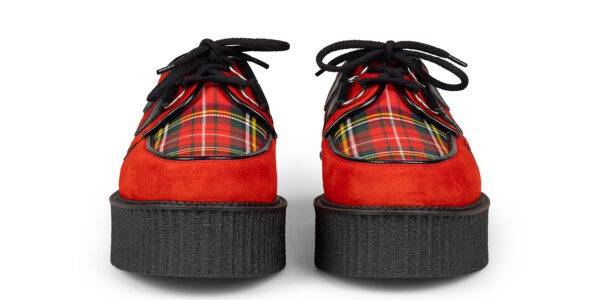 UK-D010 SUEDE TARTAN RED ROYAL STEWART_3