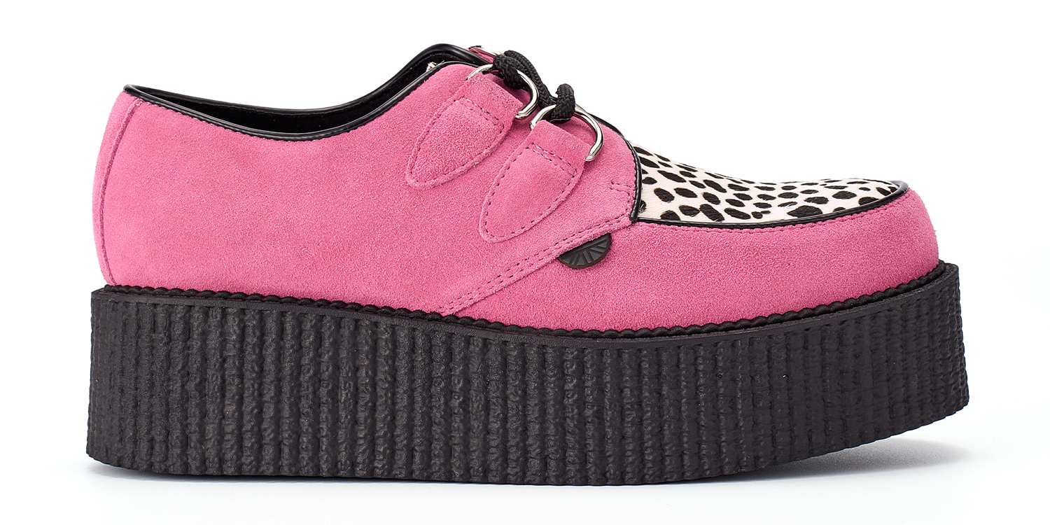 UM-D010 SUEDE PONY PINK BLACK&WHITE LEO_1