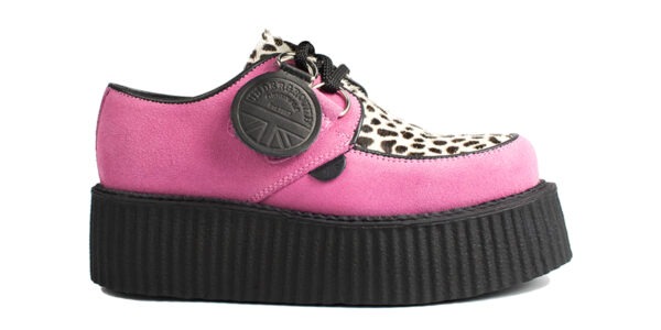 UM-D010 SUEDE PONY PINK BLACK&WHITE LEO_1
