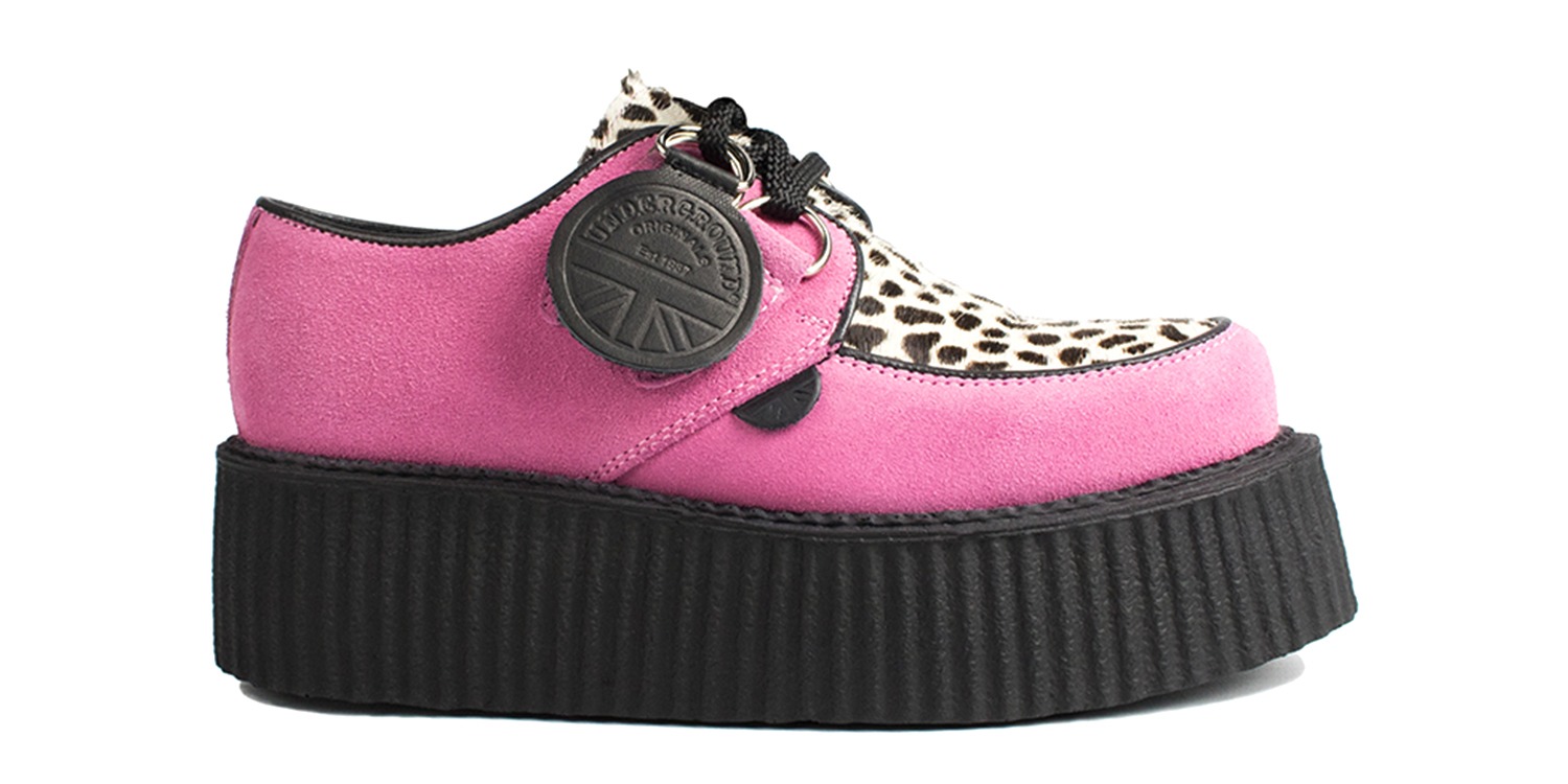 UM-D010 SUEDE PONY PINK BLACK&WHITE LEO_1