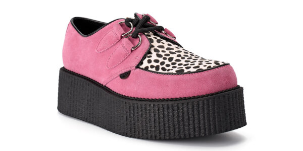 UM-D010 SUEDE PONY PINK BLACK&WHITE LEO_2