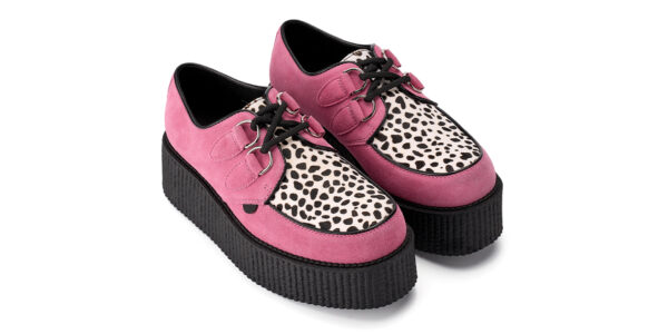 UM-D010 SUEDE PONY PINK BLACK&WHITE LEO_4